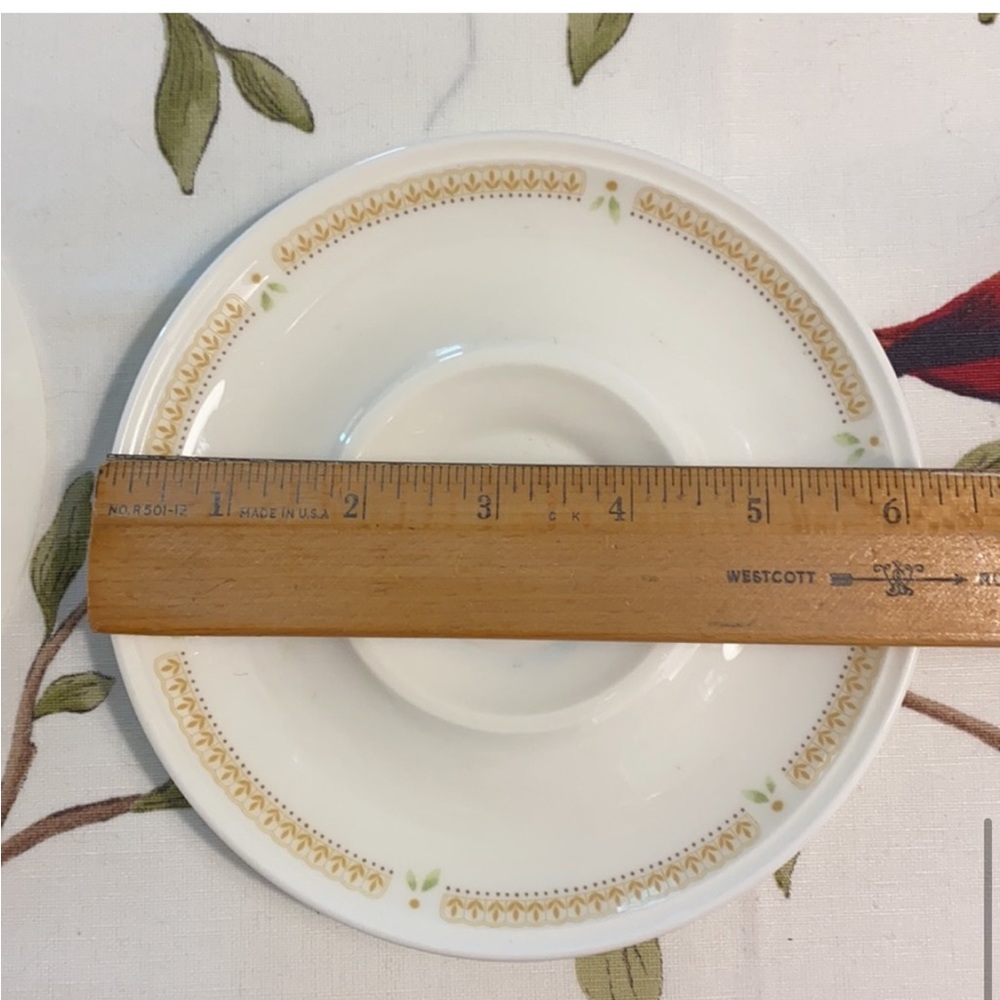 Mikasa Saucers (A8 - 100) Nature’s Garden Bone China Narubi Japan Saucers. - Picture 7 of 7